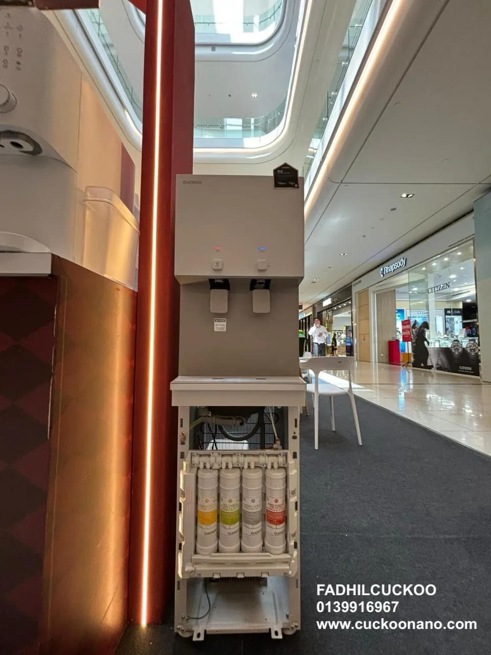 Gambar CUCKOO FLO Stand water purifier gallery 11 untuk pejabat sekolah masjid hotel dan pantry