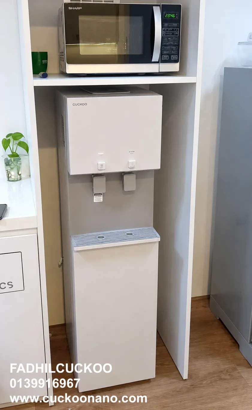 Gambar CUCKOO FLO Stand water purifier gallery 3 untuk pejabat sekolah masjid hotel dan pantry
