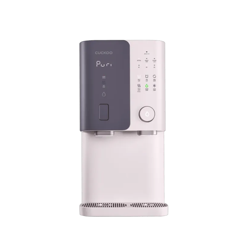 CUCKOO Glamour water purifier matte black dan champagne pink