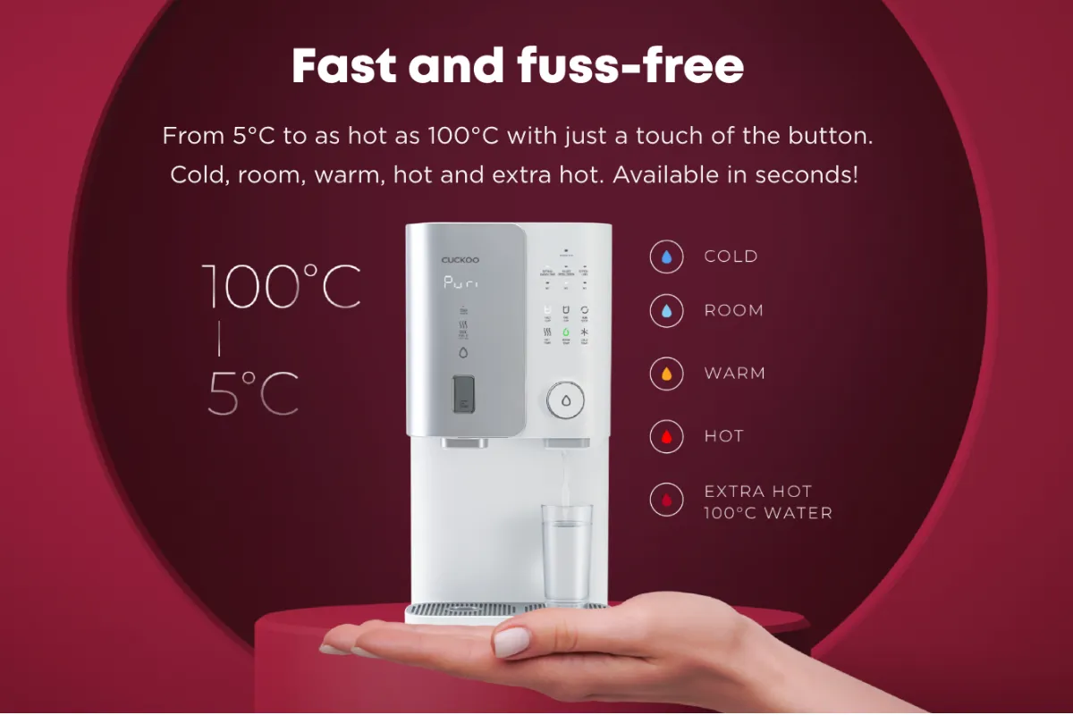 CUCKOO Grande fast and fuss free feature