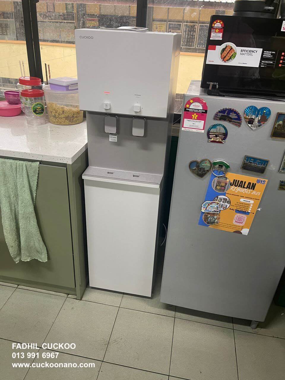 penapis air cuckoo flo stand water purifier office kerajaan pejabat kedai masjid sekolah