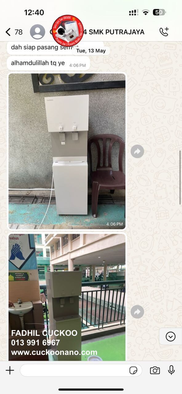 penapis air cuckoo flo stand water purifier office kerajaan pejabat kedai masjid sekolah