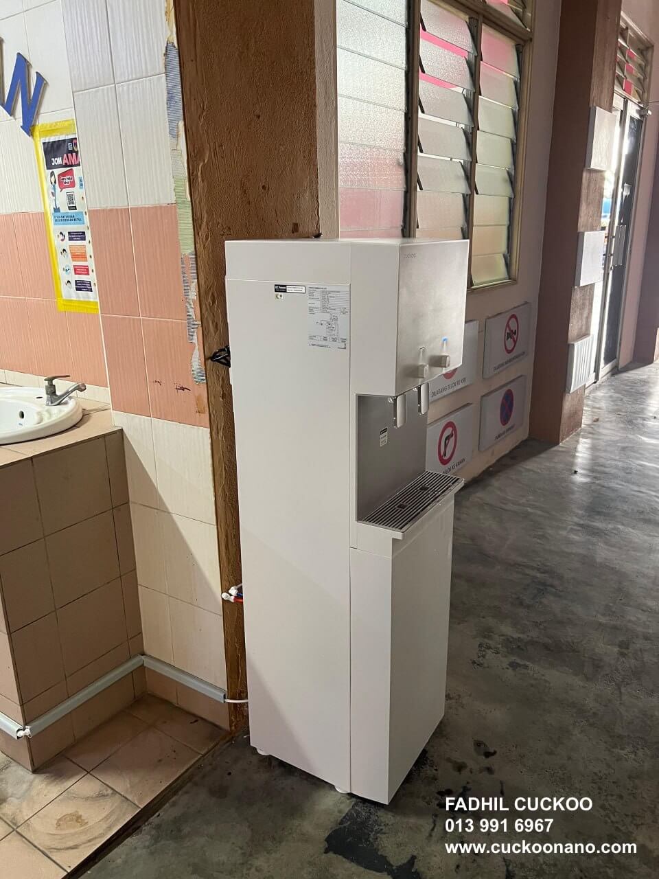 penapis air cuckoo flo stand water purifier office kerajaan pejabat kedai masjid sekolah