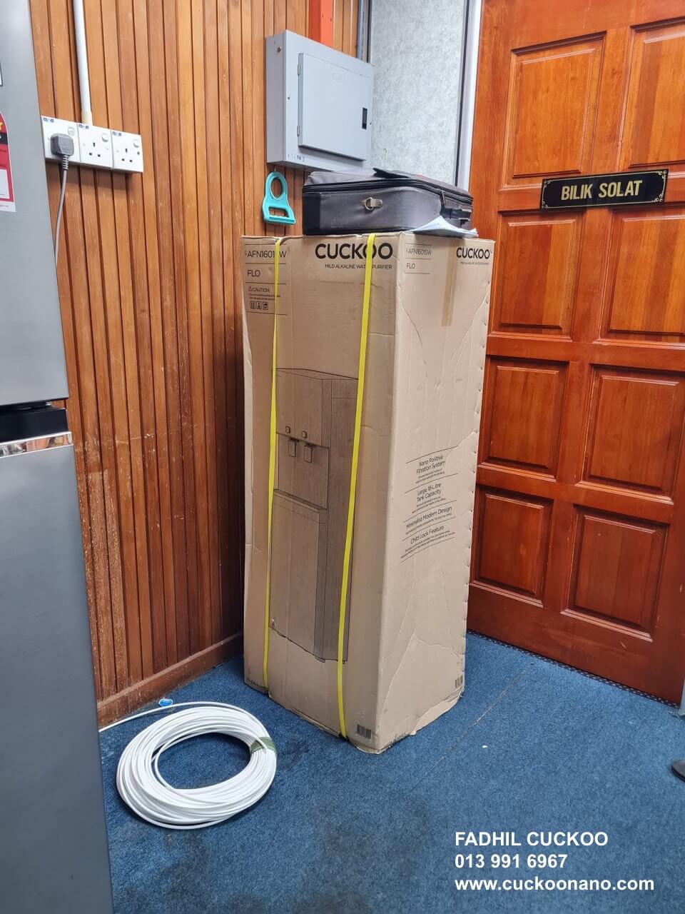 penapis air cuckoo flo stand water purifier office kerajaan pejabat kedai masjid sekolah