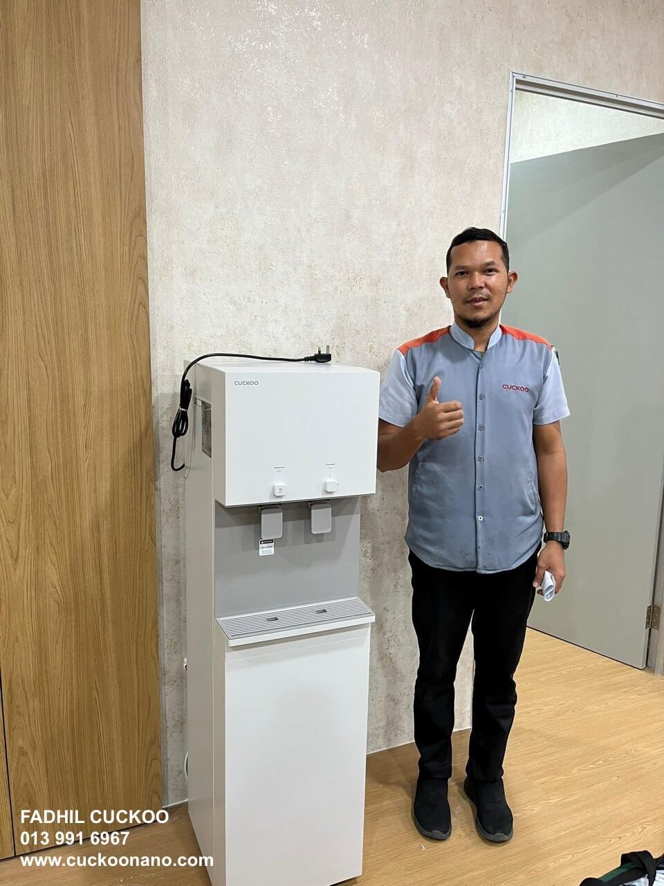 penapis air cuckoo flo stand water purifier office kerajaan pejabat kedai masjid sekolah