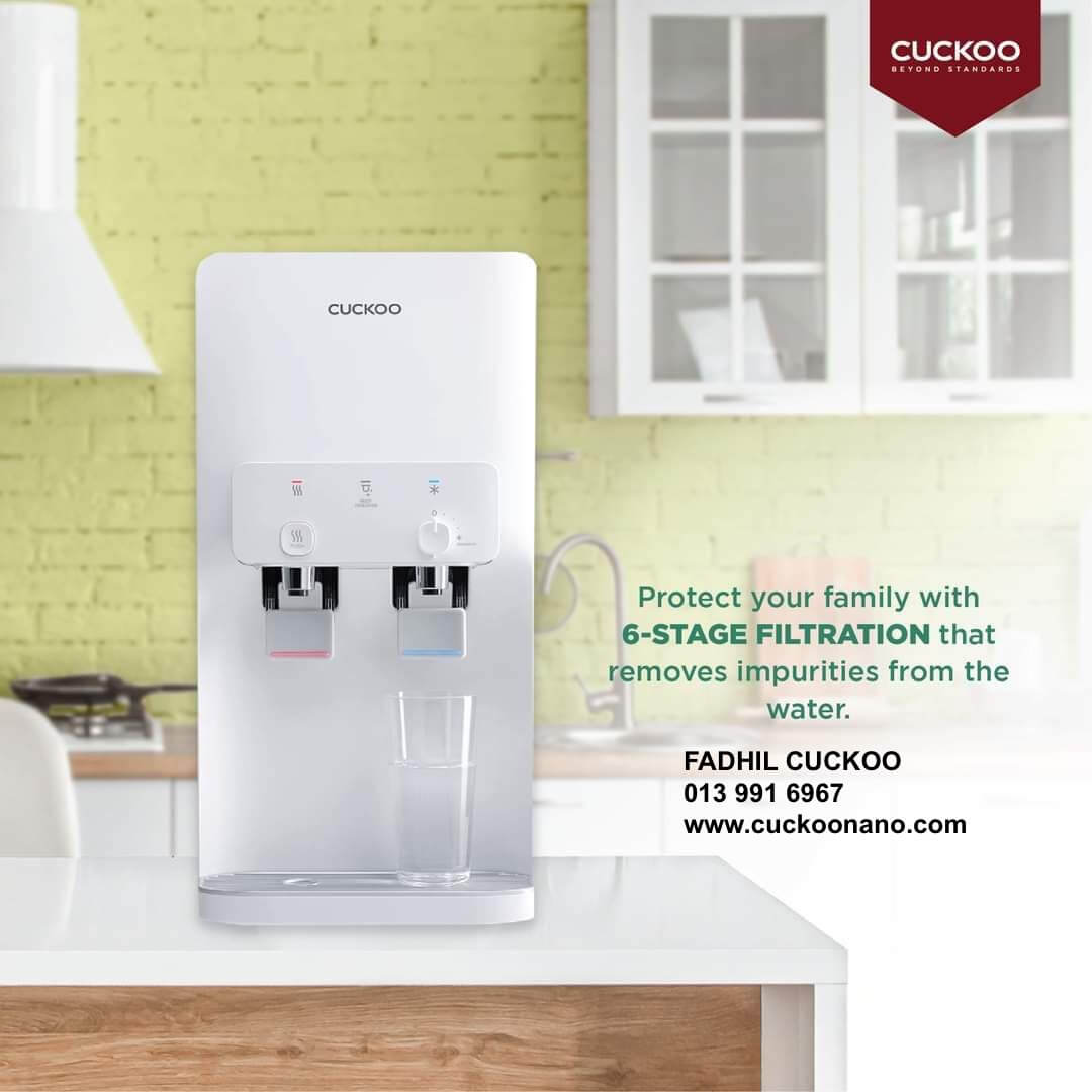 Gambar sudut CUCKOO Warrior water purifier