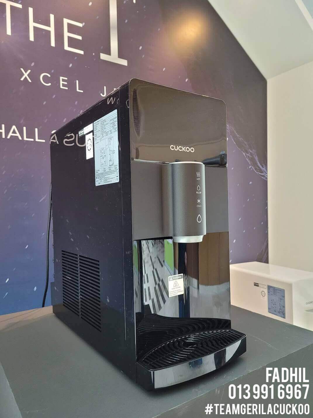 penapis air cuckoo xcel jet black water purifier hitam harga promosi