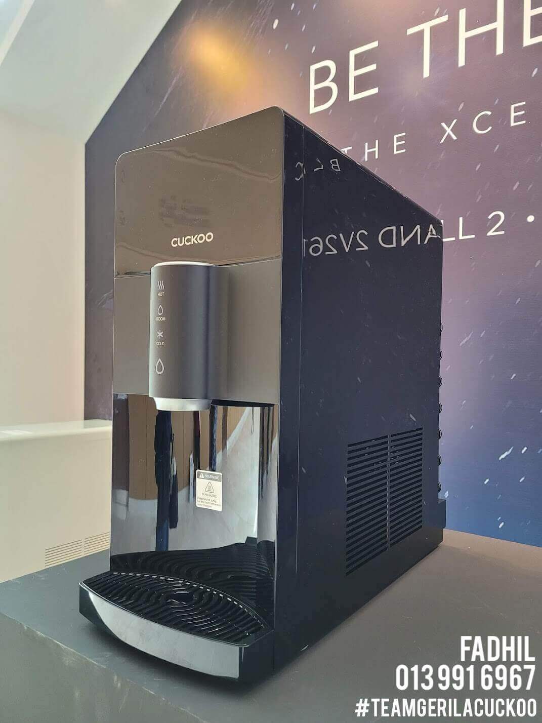 penapis air cuckoo xcel jet black water purifier hitam harga promosi