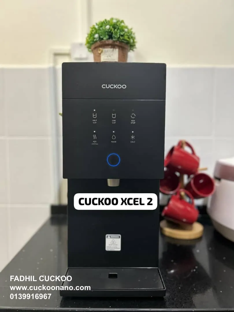 Gambar CUCKOO XCEL 2 water purifier 11 dengan rekaan premium untuk dapur moden