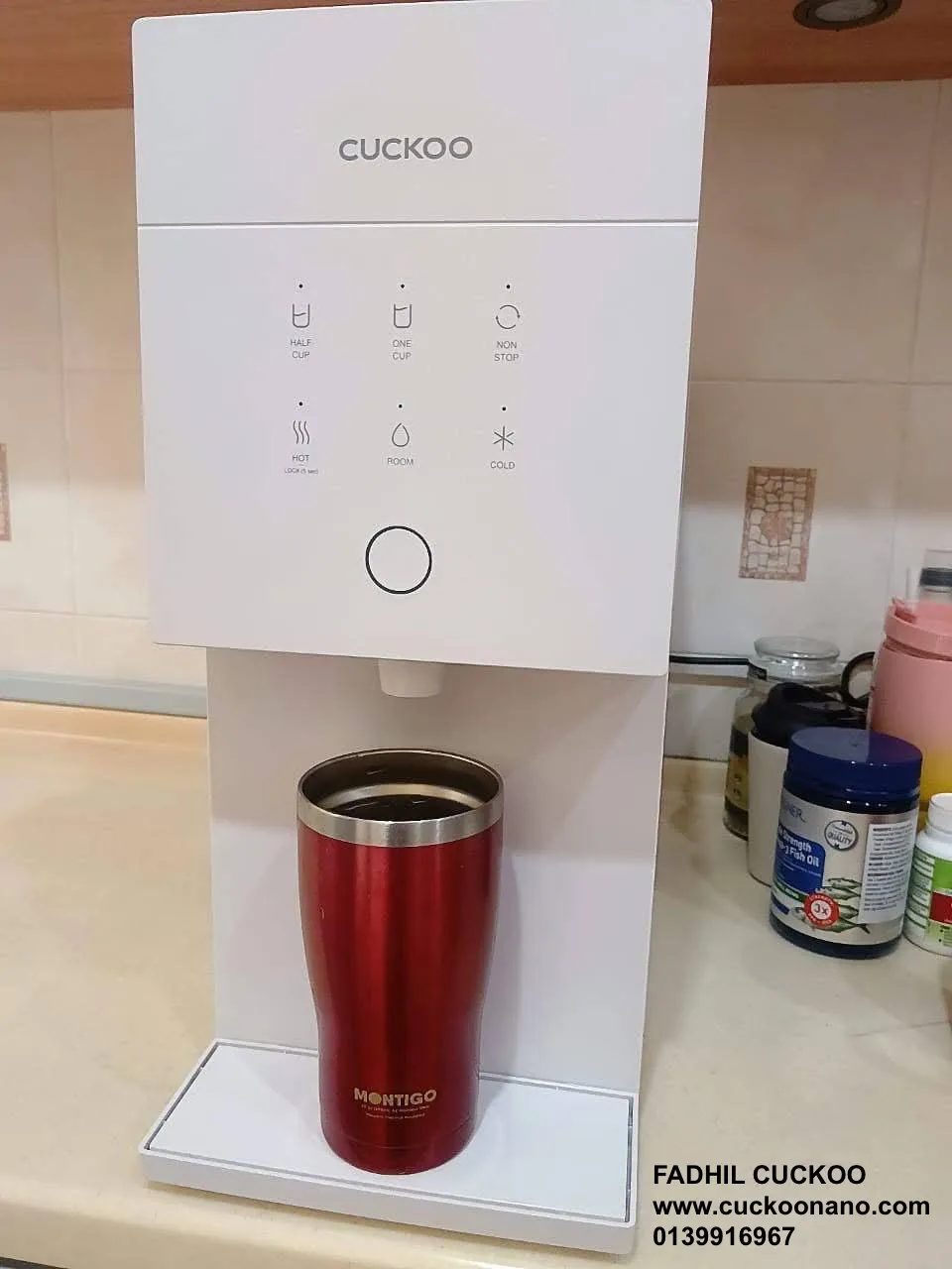 Gambar CUCKOO XCEL 2 water purifier 13 dengan rekaan premium untuk dapur moden