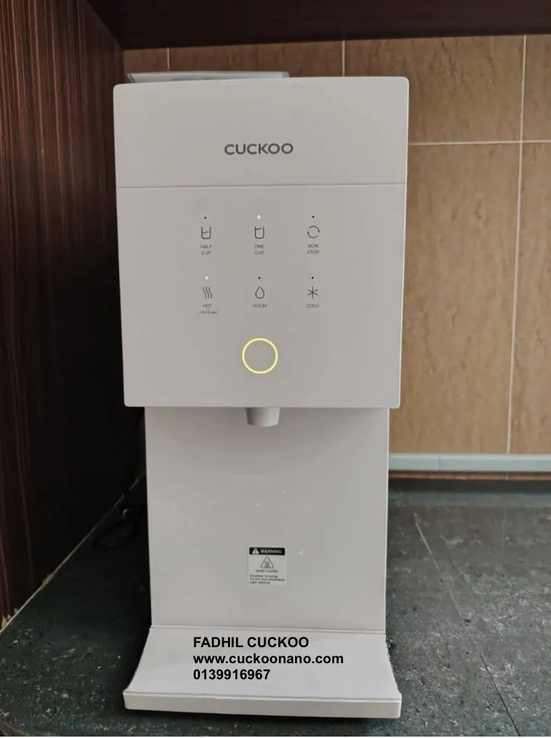 Gambar CUCKOO XCEL 2 water purifier 2 dengan rekaan premium untuk dapur moden