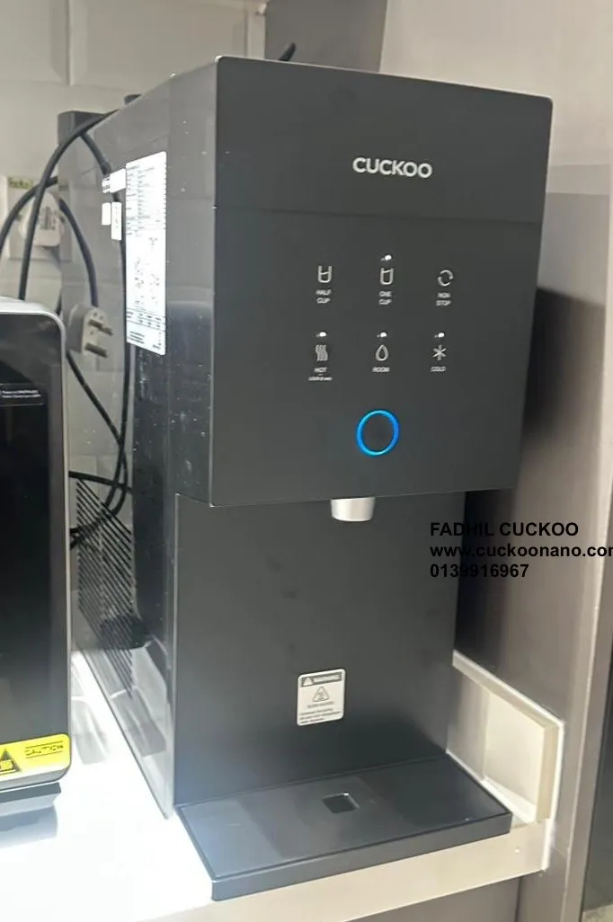 Gambar CUCKOO XCEL 2 water purifier 3 dengan rekaan premium untuk dapur moden