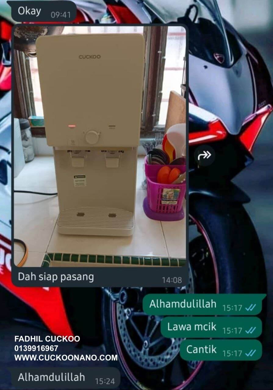 penapis air cuckoo king top 2 water purifier kt2 rm58 promosi