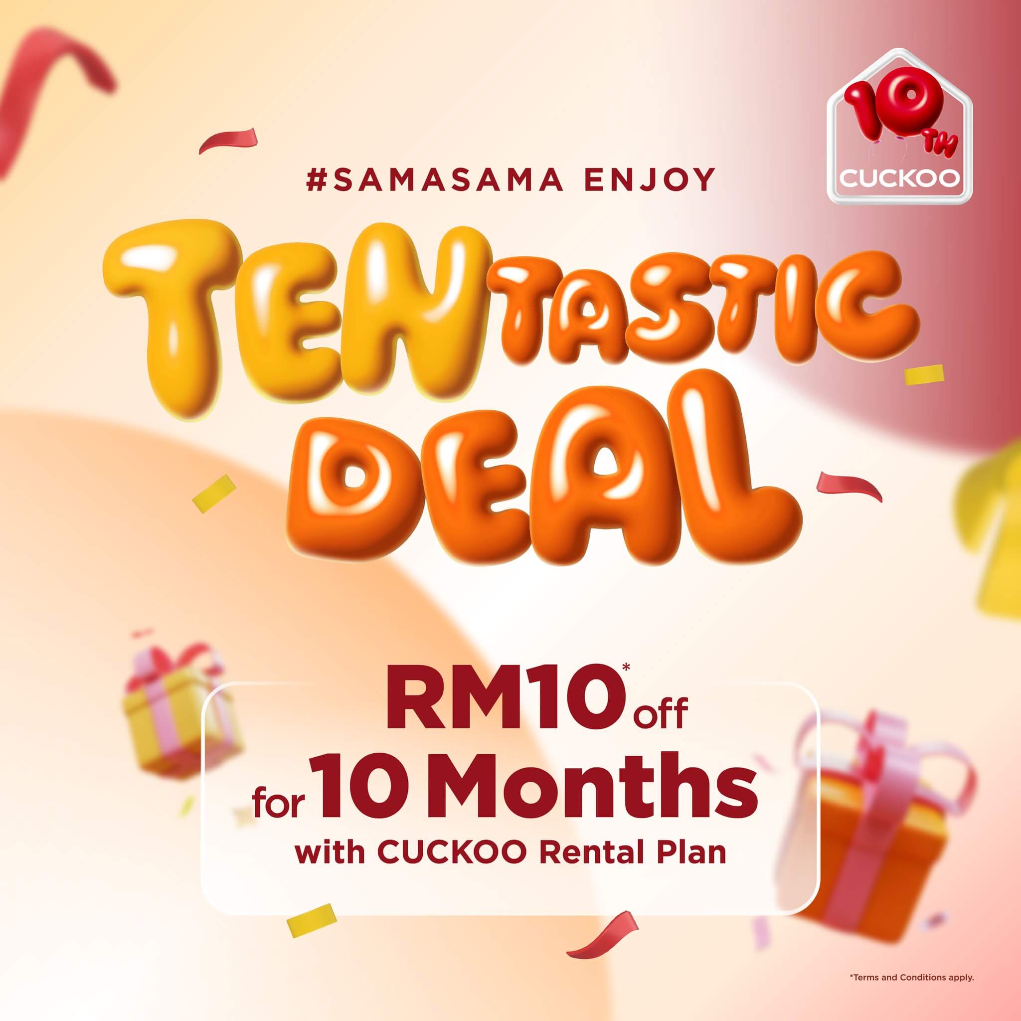 promosi cuckoo tentastic deal