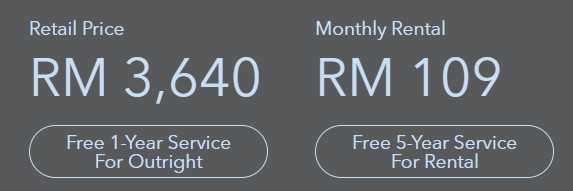 coway free 1 year service for outright