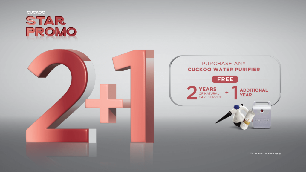 cuckoo star outright promo 3 years service