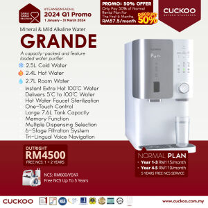 promosi 2024 penapis air cuckoo grande rm115 water purifier promotion agent price harga