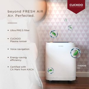 info penapis udara cuckoo filter air purifier