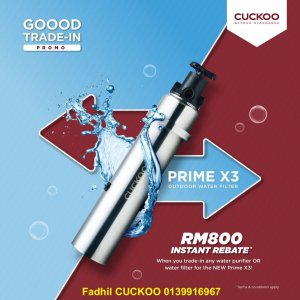 cuckoo prime X3 - Outdoor water filter penapis air luar rumah